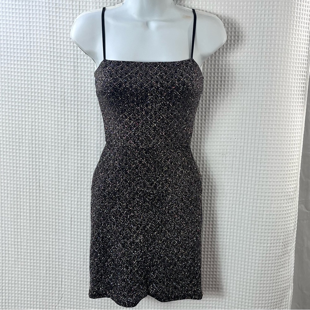 Windsor ladies Black and Silver Mini Dress size XS